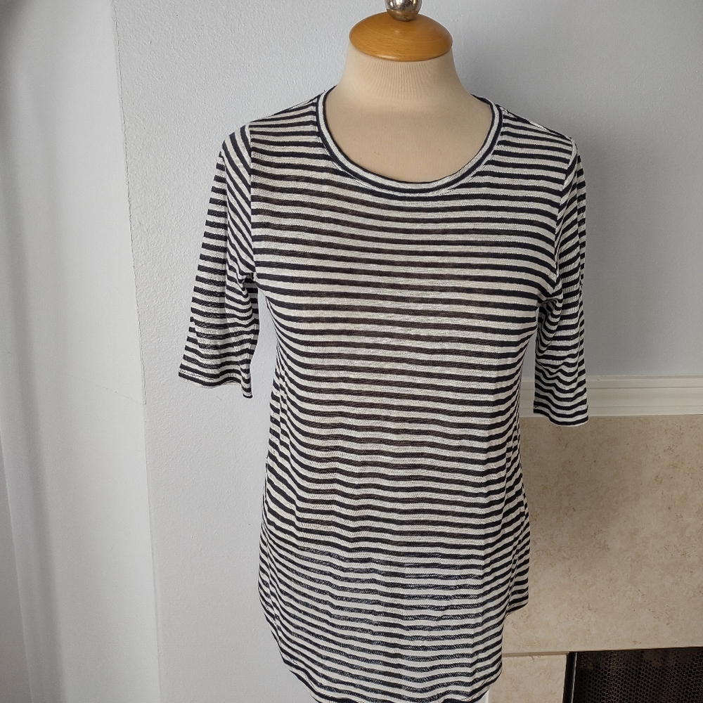 NWT Who What Wear 100% Linen Top